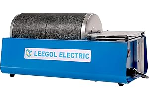 Leegol Electric Rock Tumbler Kit - Double Drum Rock Polisher