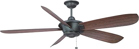 Litex Gc60abz5l Cibrian 52 Inch Ceiling Fan With Five Mahogany