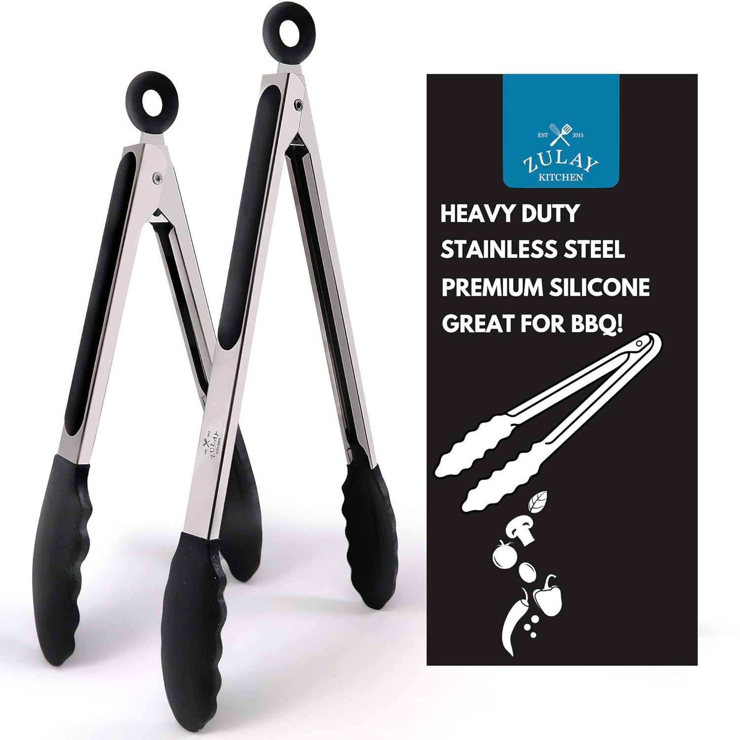 Best Kitchen Tongs With Silicone Heads