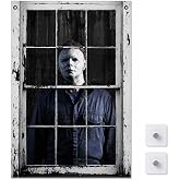 MCJC Halloween Horror Curtain, Halloween Decoration, Window Door Cover
