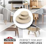 X-Protector Chair Pads 48 Pcs Felt Furniture Floor Protectors 25mm view 2