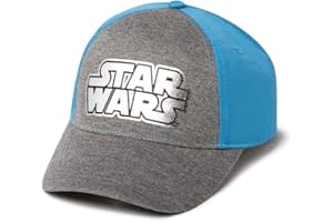 BERKSHIRE FASHIONS Boys Star Wars Baseball Hat, 1 Size, Blue/Gray