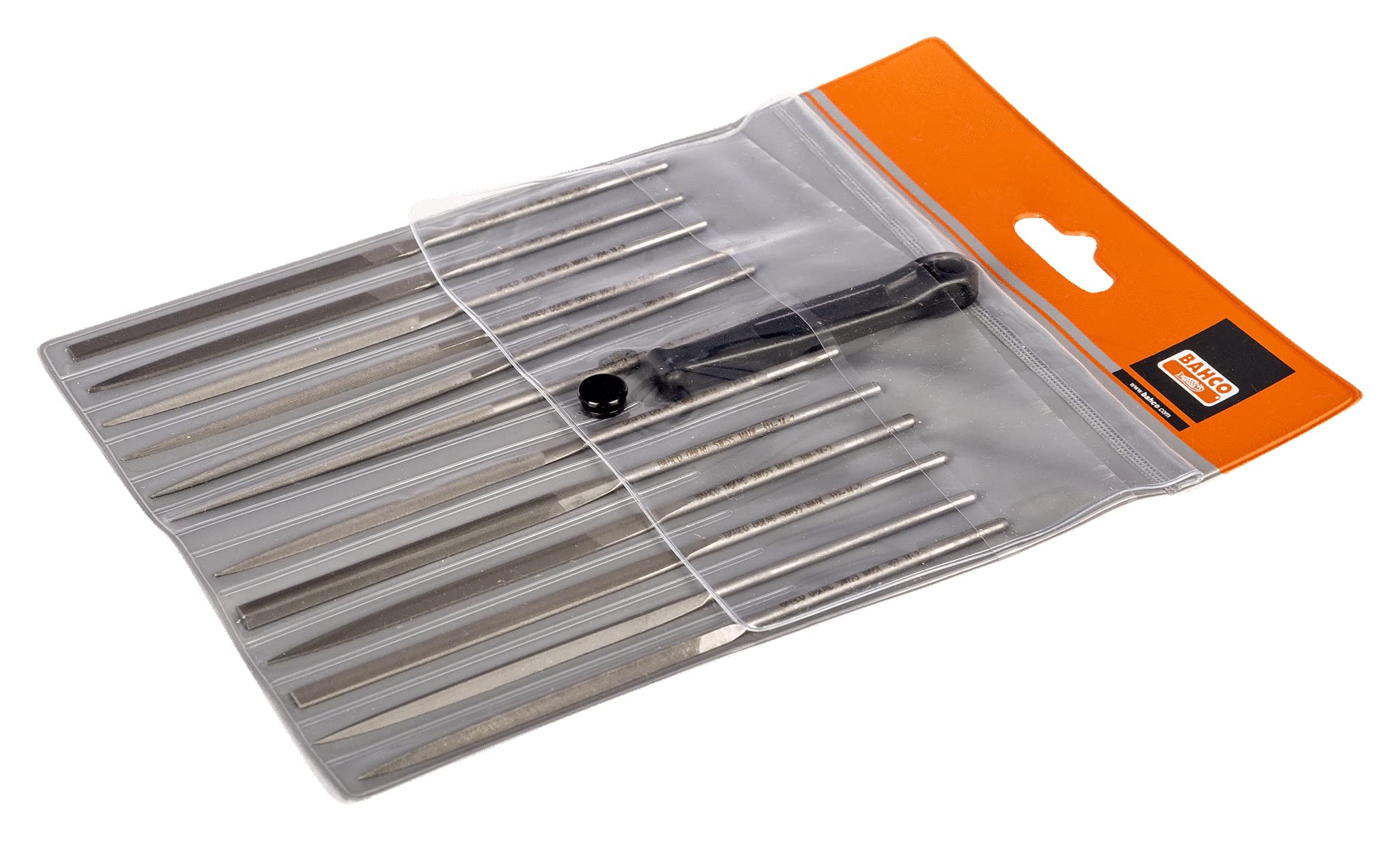 Bahco 2-472-14-2-0 Cut 2 Needle File, Multi-Color