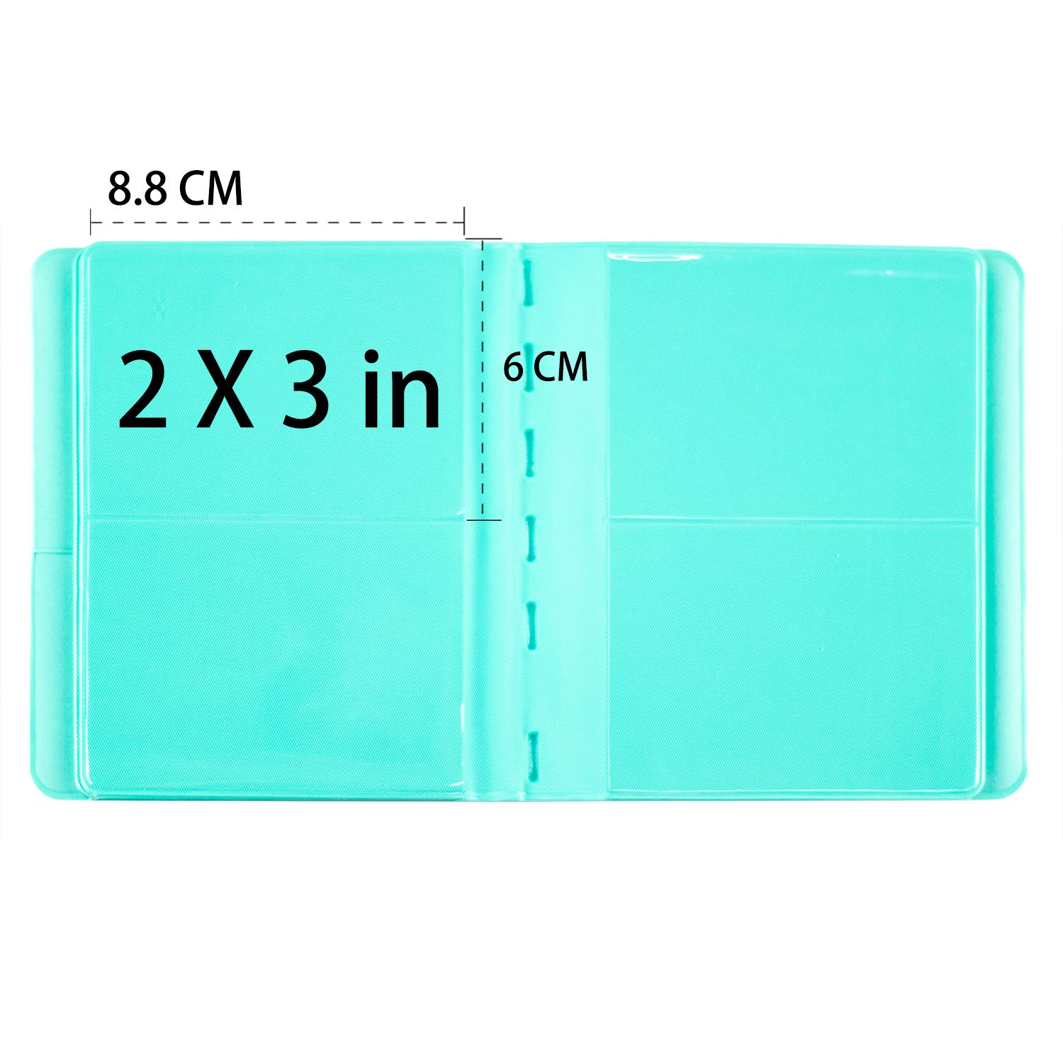Ablus 64 Pockets Photo Album for Fujifilm Instax Mini 11 90 70 50S 26 25 9 8 8+ 7S Instant Camera, Polaroid Snap Z2300 PIC-300P Film & Kpop Photocards(Mint)