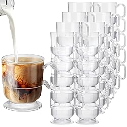 Sieral 100 Count Disposable Plastic Coffee Cups