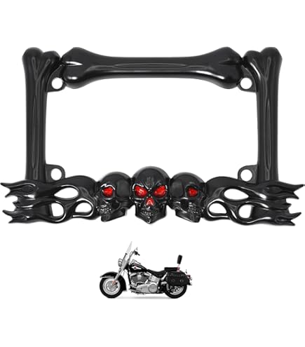 Amazon.com: TC Sportline LPF260-BK 3D Skull Flames and Bones Style