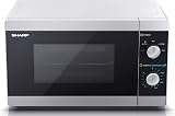 Sharp YC-MS01U-S 20L 800W Microwave, 5 Power Levels, Defrost, Silver view 3