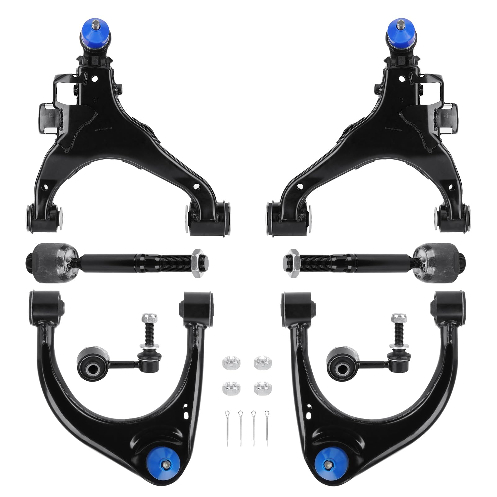 Photo 1 of (tacoma) **PARTS ONLY MISSING UNKNOWN PARTS**
Front Upper and Lower Control Arm Assembly for Toyota Tundra for 2007-2019 Toyota Sequoia 2008-2019 Passenger Driver Side Replacement