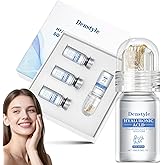 Micro Needling Kit for Face - Micro Infusion System for Face with Hyaluronic Acid & Collagen - Moisturizing & Anti-Wrinkle Facial Serum for All Skin Types - 1 Roller + 4 Serums