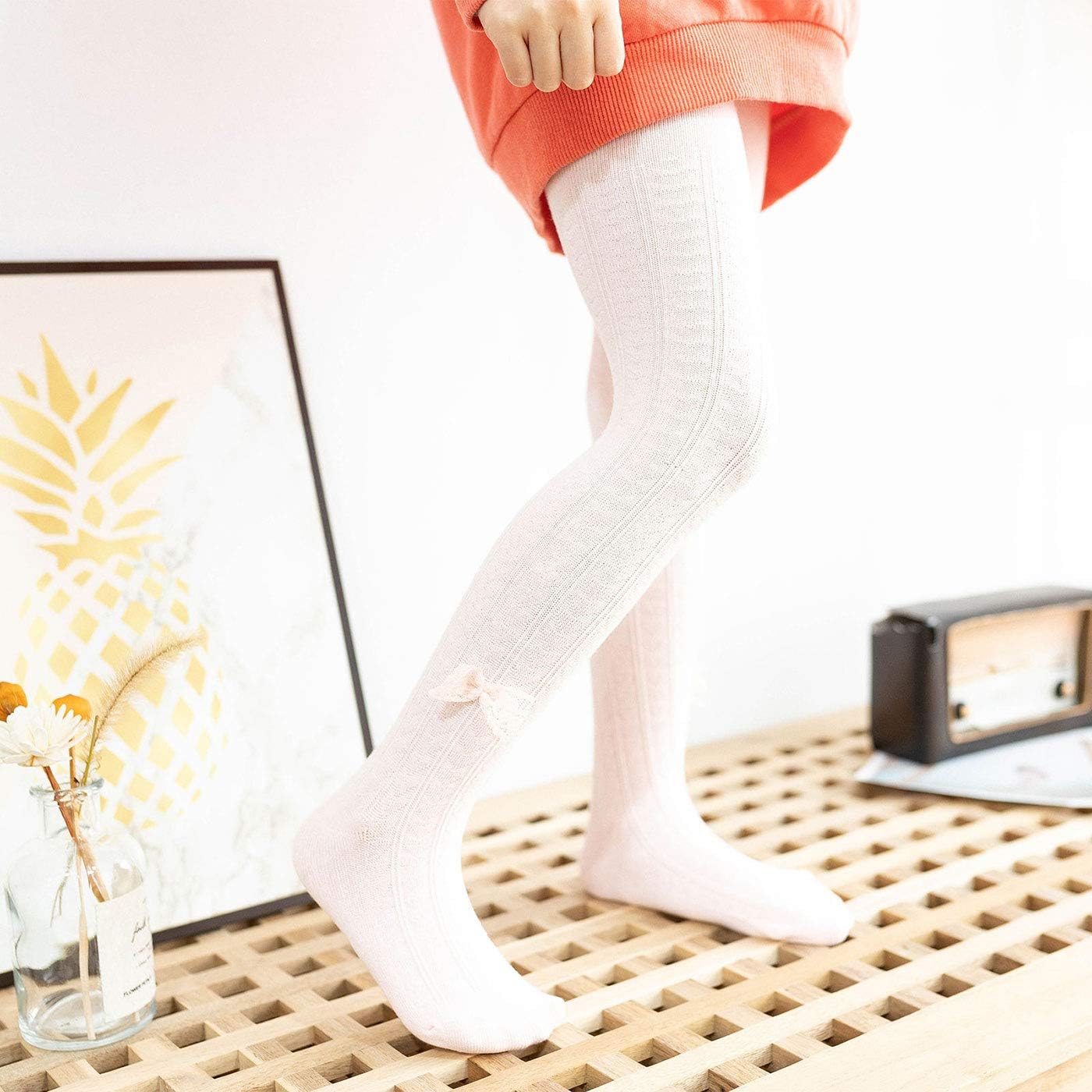 Baby Girl Tights for Toddler Newborn Infant Tight Warm Cable Knit Seamless Baby Leggings Winter Pants Stocking: Clothing