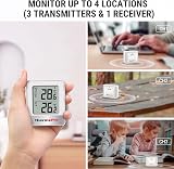 ThermoPro TP200C Indoor Outdoor Thermometer Wireless Greenhouse Sensor view 6