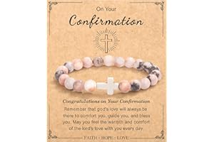 PADERAST Christian Mothers-Day Gifts for Women, First Communion Confirmation Graduation Gifts Religious Cross Bracelet for Mom/Daughter/Friend/Sister/Grandma/Granddaughter/Godmother/Her, Inspirational Birthday Faith Based Jesus Jewelry