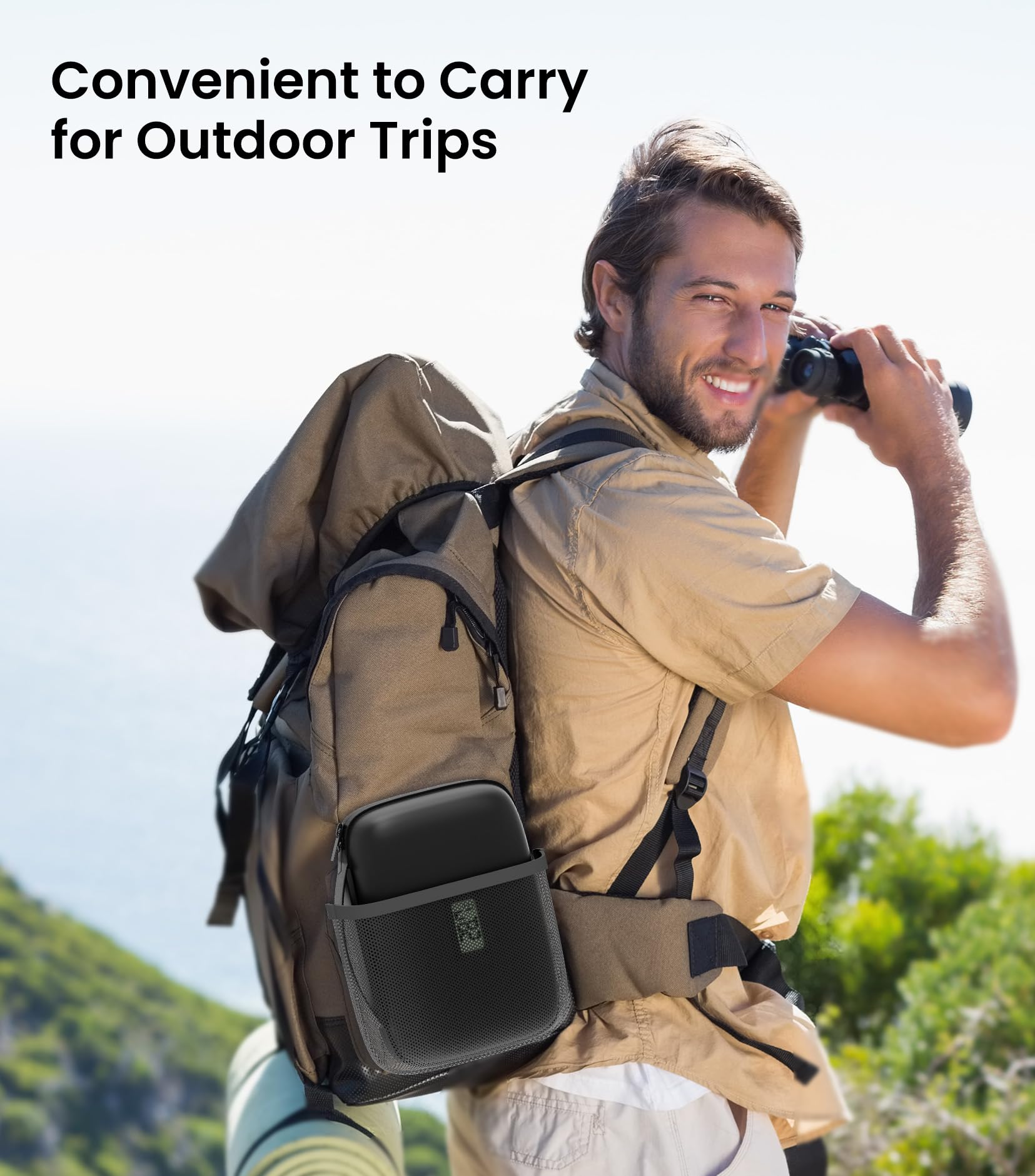 Insulin Cooler Travel Case with Temperature Display, TSA Approved Diabetic Cooling Bag for Insulin Pens and Supplies, Refrigerated Medicine Organizer with 2 Ice Packs