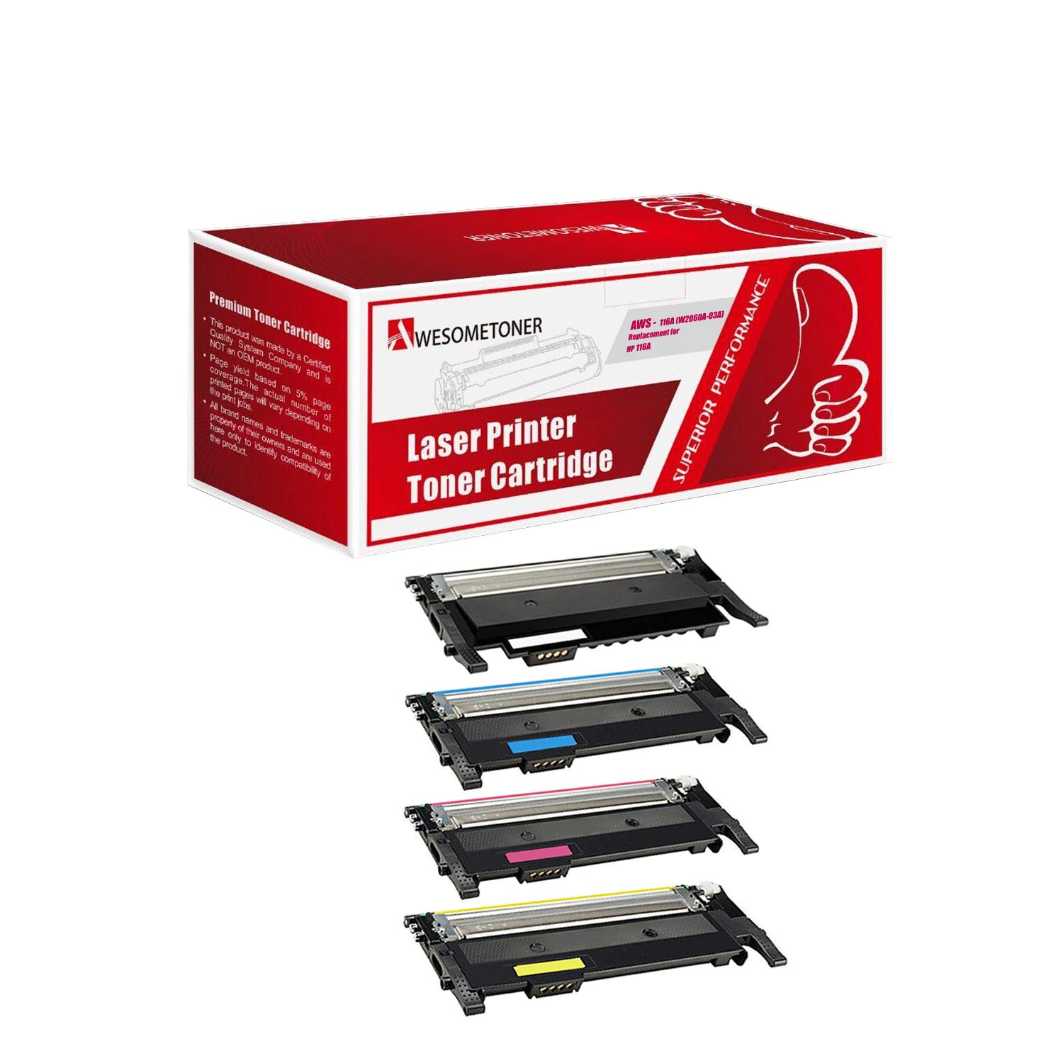 hp 116a toner cartridge set