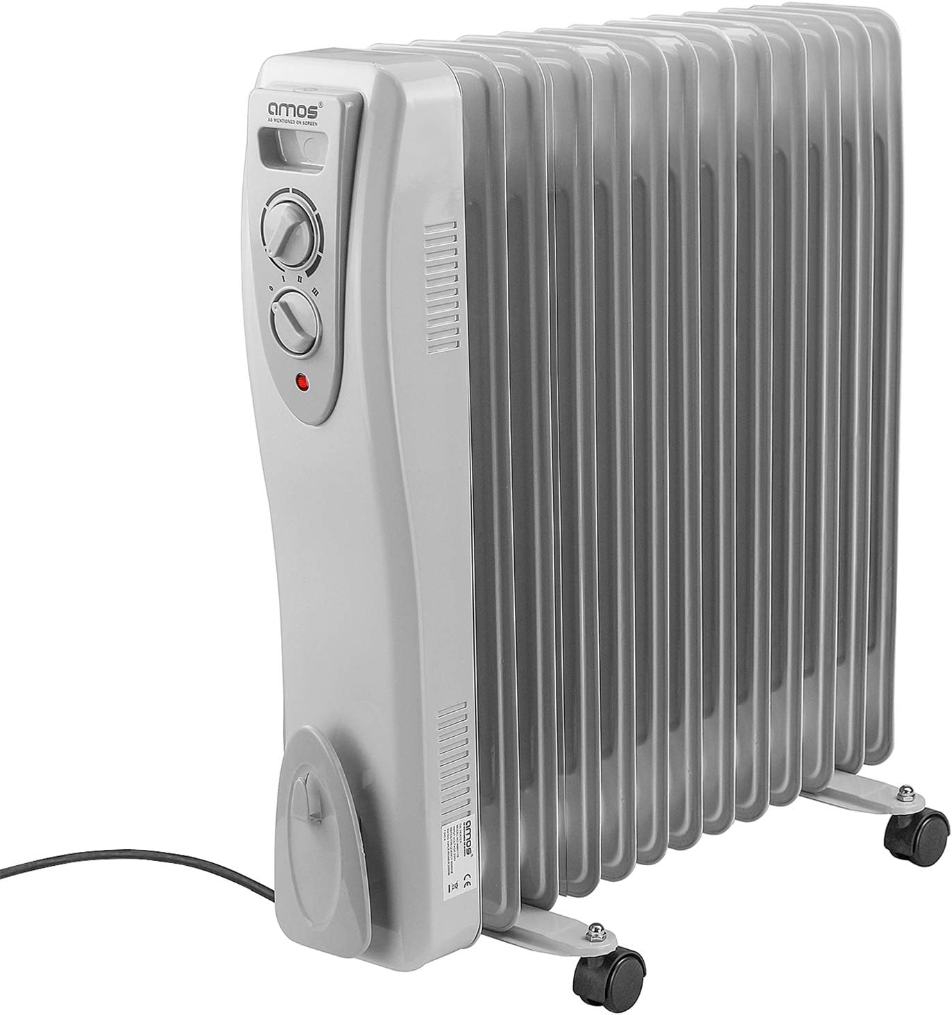 The Best Oil Filled Radiator | List of Top-Rated in UK (2022) jonsguide.org AMOS 13-Fin 3000W Oil Filled Radiator 3 Heat Settings with Adjustable Temperature...