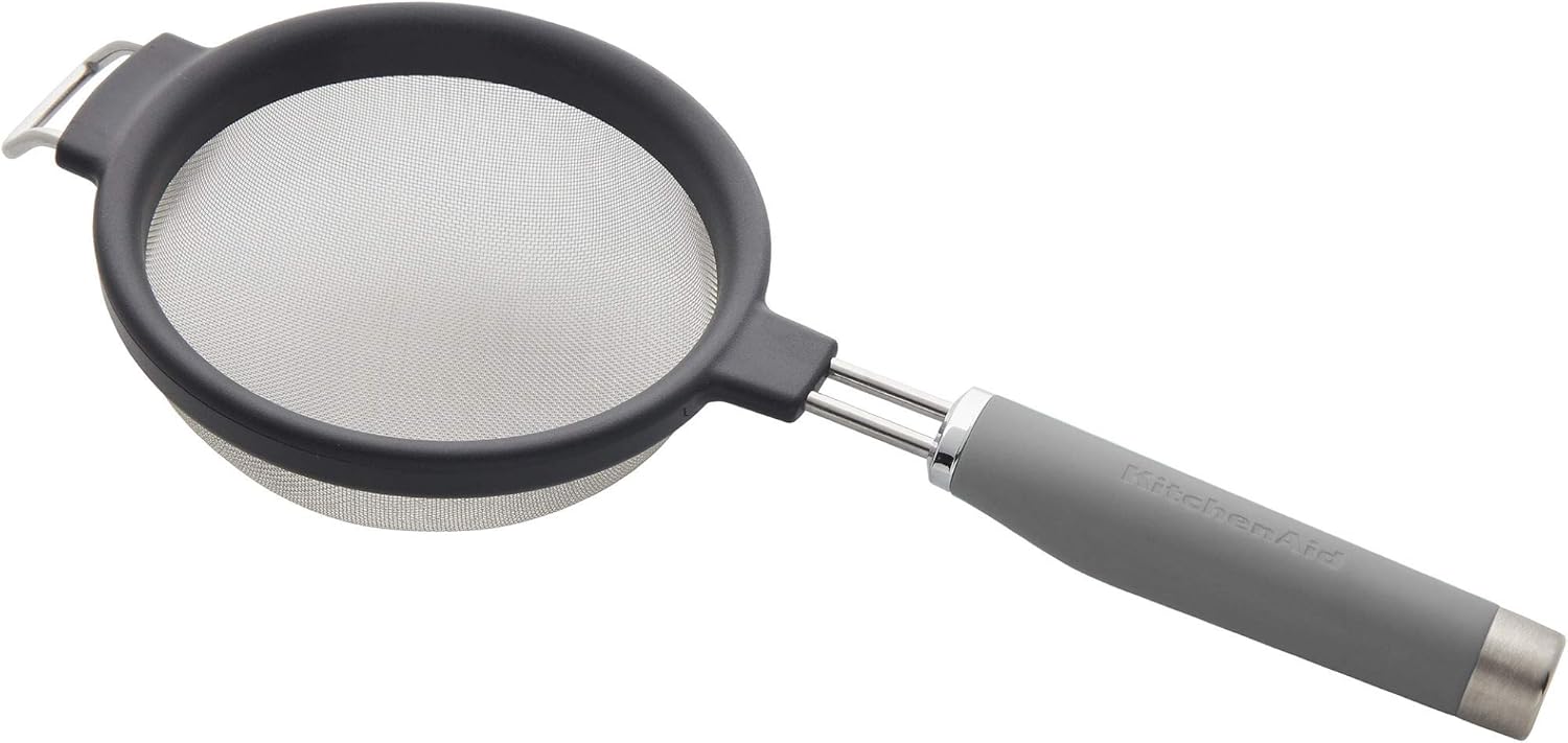 KitchenAid KO160OHGSA Gourmet Strainer, 5-inch, Storm Grey