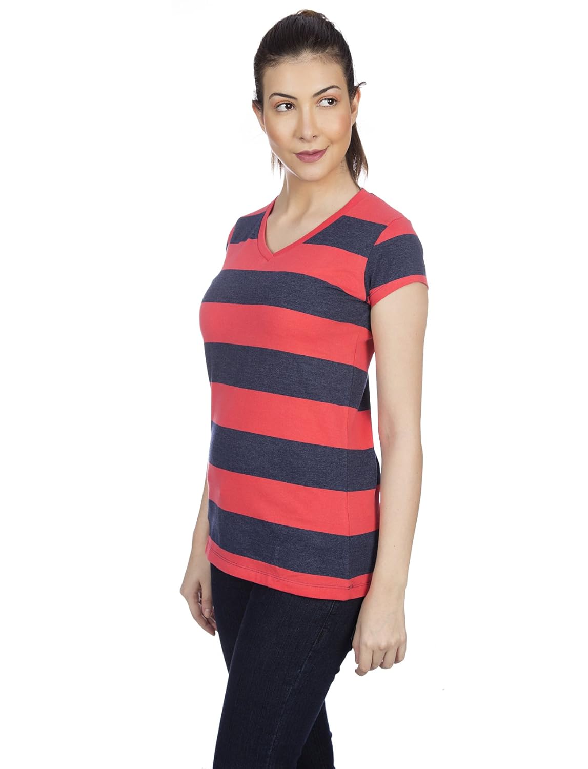 goldstroms v-neck tripe tee