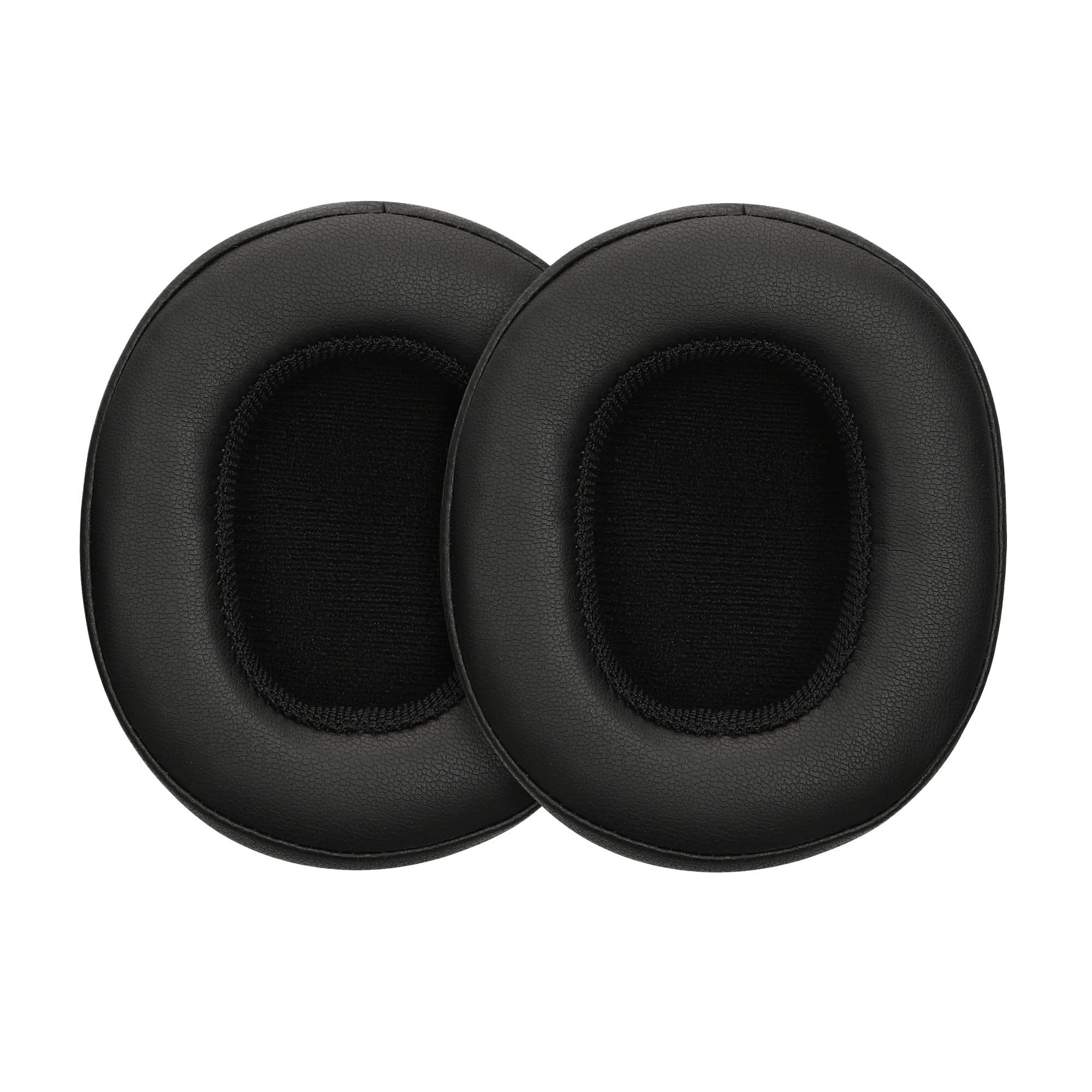 kwmobile 2x Earpad Compatible with Skullcandy Crusher Wireless/Hesh 3 - Replacement Foam Earpad Cushions for Headphones - Black
