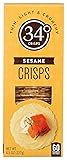 34 Degrees Crisps | Sesame Crisps | Thin, Light
