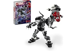 LEGO Marvel Venom Mech Armor vs. Miles Morales, Posable Action for Kids, Marvel Building Set with Minifigures, Travel Toy, Super Hero Battle Gift for Boys and Girls Aged 6 and Up, 76276