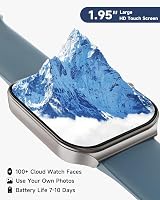 TOOBUR Smart Watch Women Alexa 1.95" Fitness Calls IP68 Waterproof Android iOS view 4