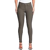 YMI Women's Hyperstretch Skinny Work Casual Mid-Rise Pants