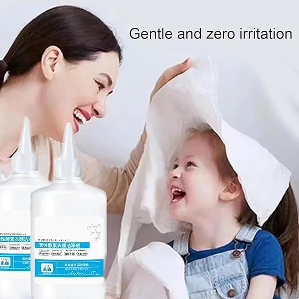 1PCS ACTIVE ENZYME CLOTHING STAIN REMOVER,ACTIVE ENZYMATIC LAUNDRY CLEANING,STUBBORN STAINS CLEANER,CLOTHES OIL STAIN REMOVER,WHITE SHIRT GUARDIAN, LAZY LAUNDRY ARTIFACT