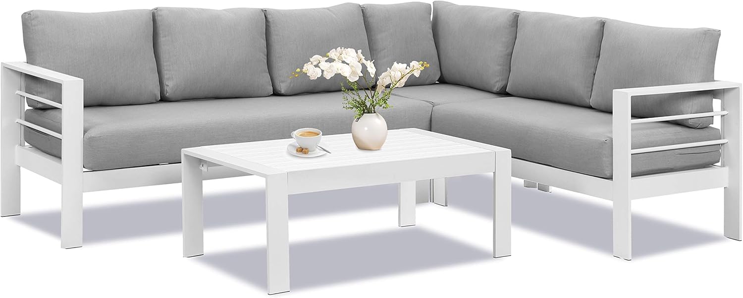 Wisteria Lane Patio Furniture Set, Outdoor Aluminum