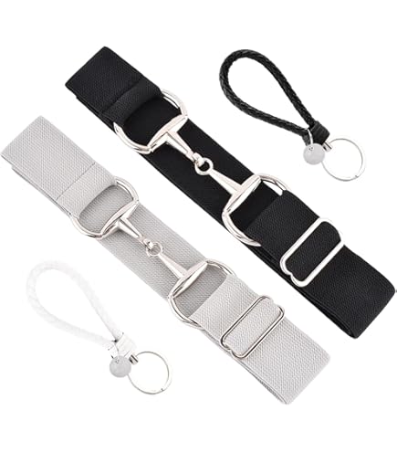 5496 1.5 Inch Equestrian Elastic Black Surcingle Buckle. No Show, Invisable PEUTIER Women main image 4