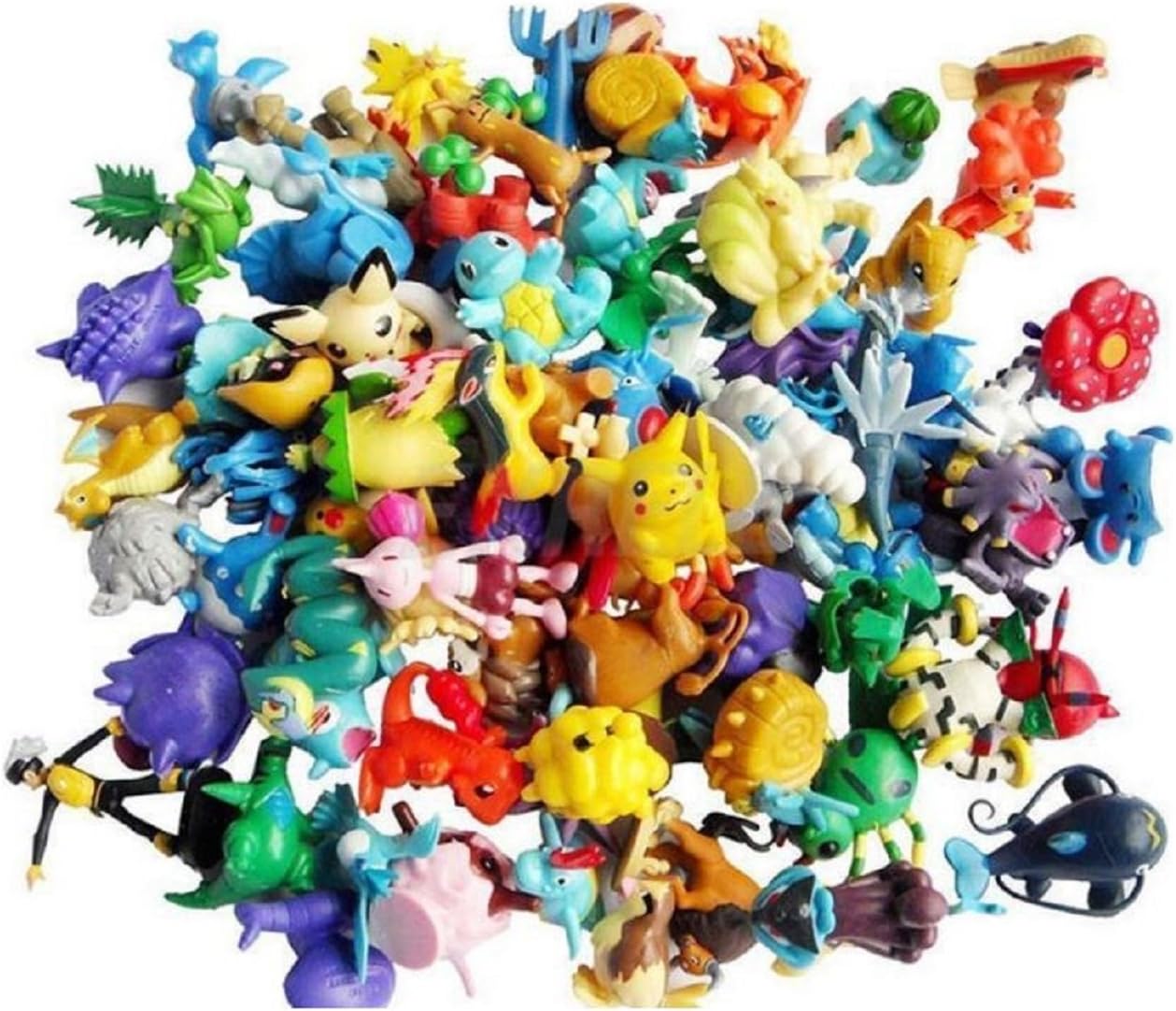 Mbs Store Hooriya Hot Toys Pokemon Action Figures Toys - 2-3Cm - 10 Pcs/Set (Multi Color)