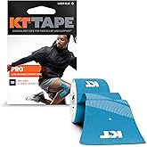 KT Tape, Pro Synthetic Kinesiology Athletic Tape, 20 Count, 10” Precut Strip