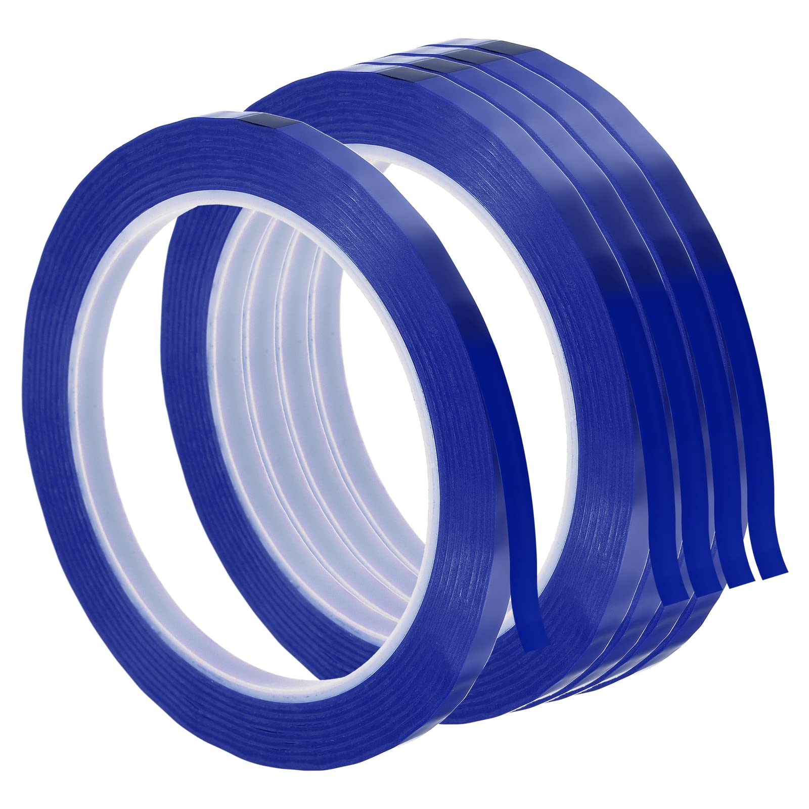 PATIKIL Whiteboard Tape 6mm X 66m, 5 Pack Thin Dry Erase Tape for Graphic Chart Marking DIY Art, Blue