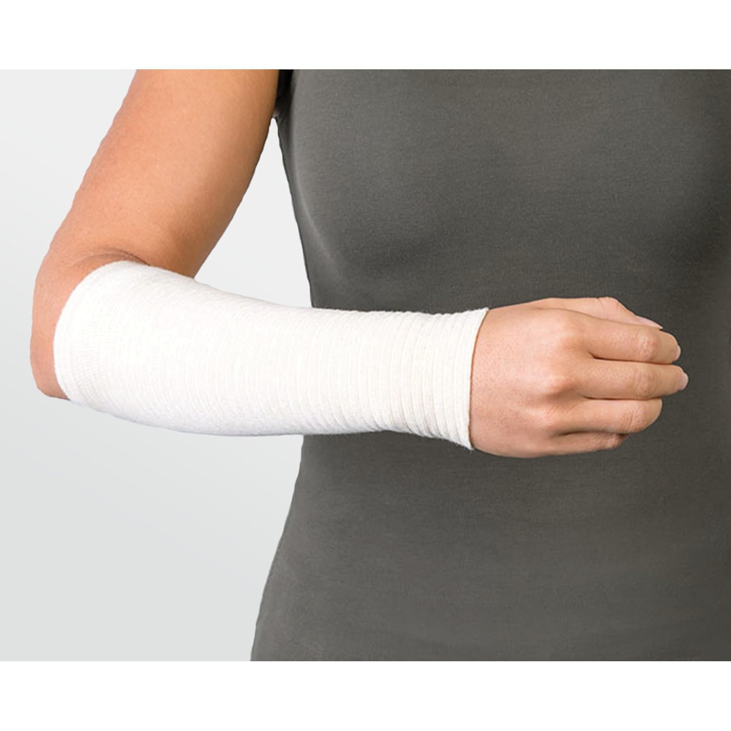 tg grip II Elasticated Tubular Compression Bandage, Seamless Tube Stockinette Wrap for Retention, Lymphedema, & Swelling, Natural, Size D: Industrial & Scientific