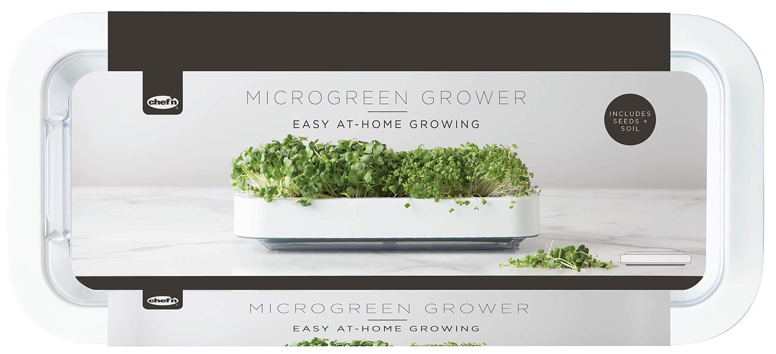 Chef'n Microgreen Grower / Herb Growing Kit, 36 x 15 x 8 cm