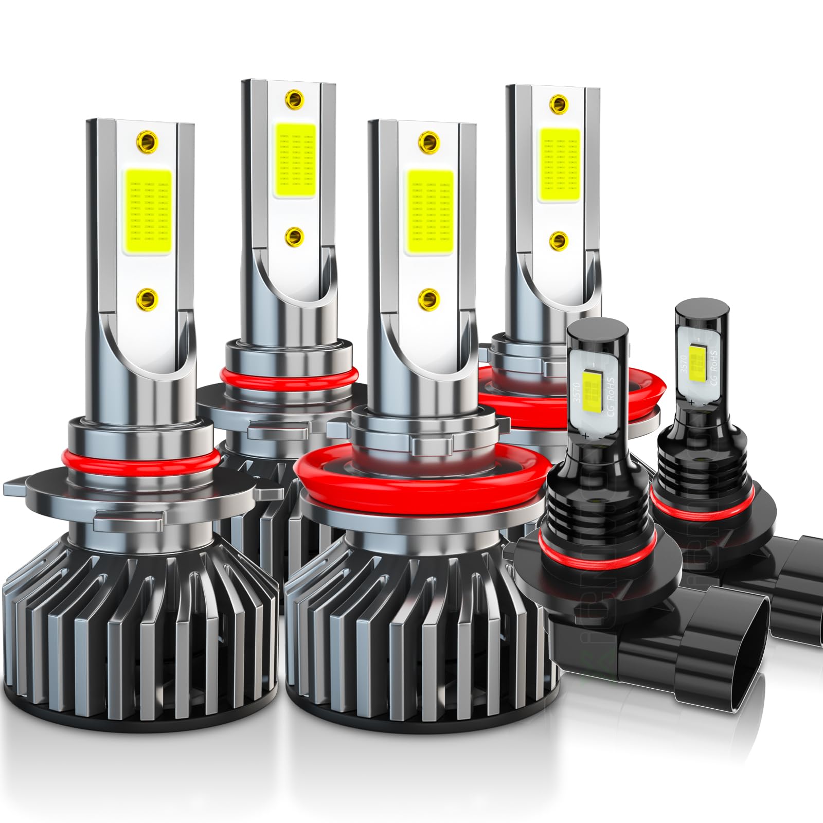 Photo 1 of XICNMOYGS Lights for Ford Escape Bulbs Fog Lights 2013 2014 2015 2016, Plug and Play, Powersports Light For Off road Use, Pack of 6