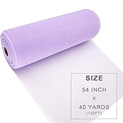 Lavender Tulle Fabric Roll Spool Bolt