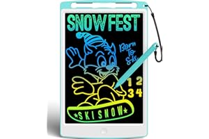 LCD Writing Tablet for Kids Toys, bravokids 10 Inch Erasable Doodle Board Drawing Pad for Kids, Travel Educational Toys Christmas Gift for 3 4 5 6 7 Girls Boys Toddlers-Blue