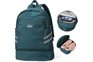 SZLX Gym Backpack Women Men with Shoes Compartment & Wet Pocket Waterproof Sports Gym Bag Tennis Pickleball Racket Bag
