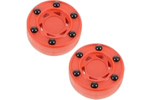 ZLY 2PCS Inline Roller Hockey Puck,Ice Hockey Pucks,Roller Hockeys Game Puck for Indoor and Smooth Outdoor Courts