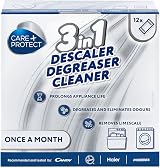 Care + Protect 3in1 Washing Machine Dishwasher Cleaner 12 Sachets