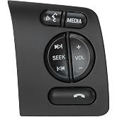 SWITCHRISE Steering Wheel Volume Audio Phone Media Seek Control Switch Button Right Side for Ford F-250 F-350 Super Duty 2011-2014 Expedition Explorer 2008-2016 No.DC3T-9E740-CBW