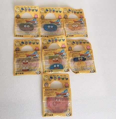 Amazon ドラゴンクエストx モンスター クリアキーチェーン 7種 伊藤園 ドラクエ ローソン限定 スライム ホイミン スライムタワー マデュラ アイドル 芸能人グッズ 通販