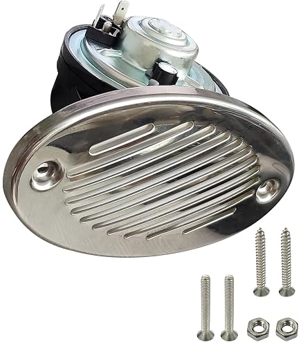 Corne De Trompette Double Ongaro Deluxe SS 24V - Réf. 12428 - Neuf
