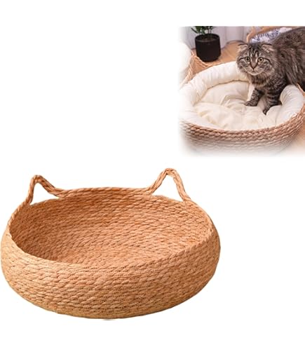 Wicker Pet Bed Find Your s For Cats The Wicker Home Woven Cat Bed