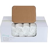 TYPLASTICS 33 Gallon Clear Trash Can Liners - 33" x 40" - High Density Garbage Bags - Case of 500 - Multipurpose for Office, Outdoor, Recycling, Industrial and Commercial