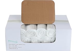 TYPLASTICS 33 Gallon Clear Trash Can Liners - 33" x 40" - High Density Garbage Bags - Case of 500 - Multipurpose for Office, Outdoor, Recycling, Industrial and Commercial