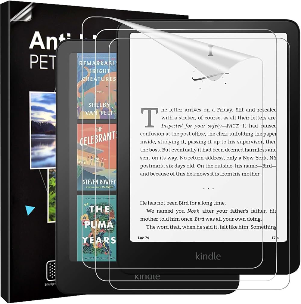TiMOVO 3 Pack Screen Protector for 7 inch Kindle Paperwhite 12th Gen 2024