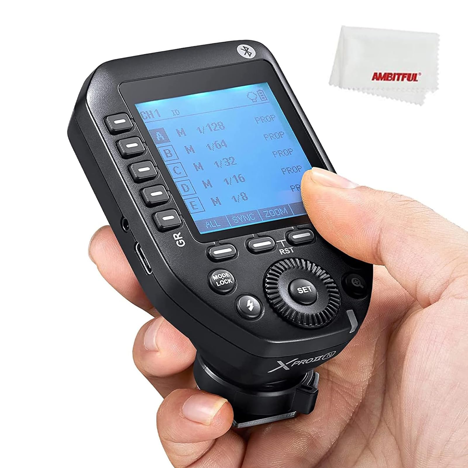 Godox XproII-N Trigger TTL 2.4G Wireless High Speed Sync 1/8000s, 11 Customizable Functions,5 Group Button,4 Function Buttons Offer Convenient Manipulation Compatible with Nikon Camera