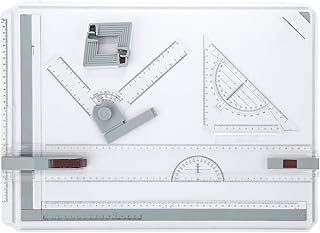 Himimi Rapid-A3-Zeichenbrett Zeichenplatte einfache Zeichenplatte für das Professionell Office Arbeiten Studenten Studium Mit Schnell-Zeichendreieck