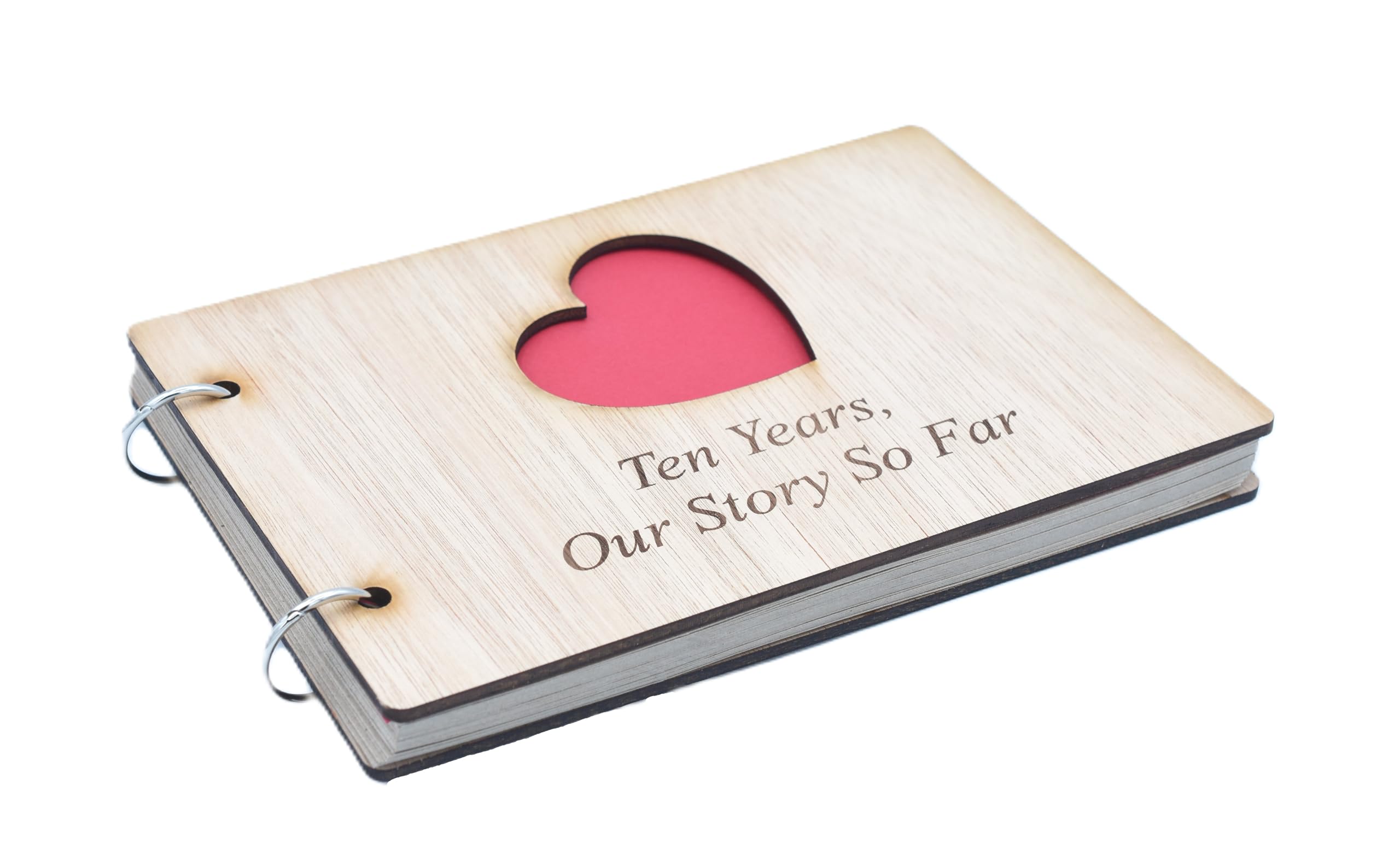 10 Years Our Story So Far - Scrapbook, Photo album or Notebook Idea For 10th Anniversary